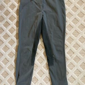 Women's ovation full seat Gray equestrian Riding Pants breeches 32L